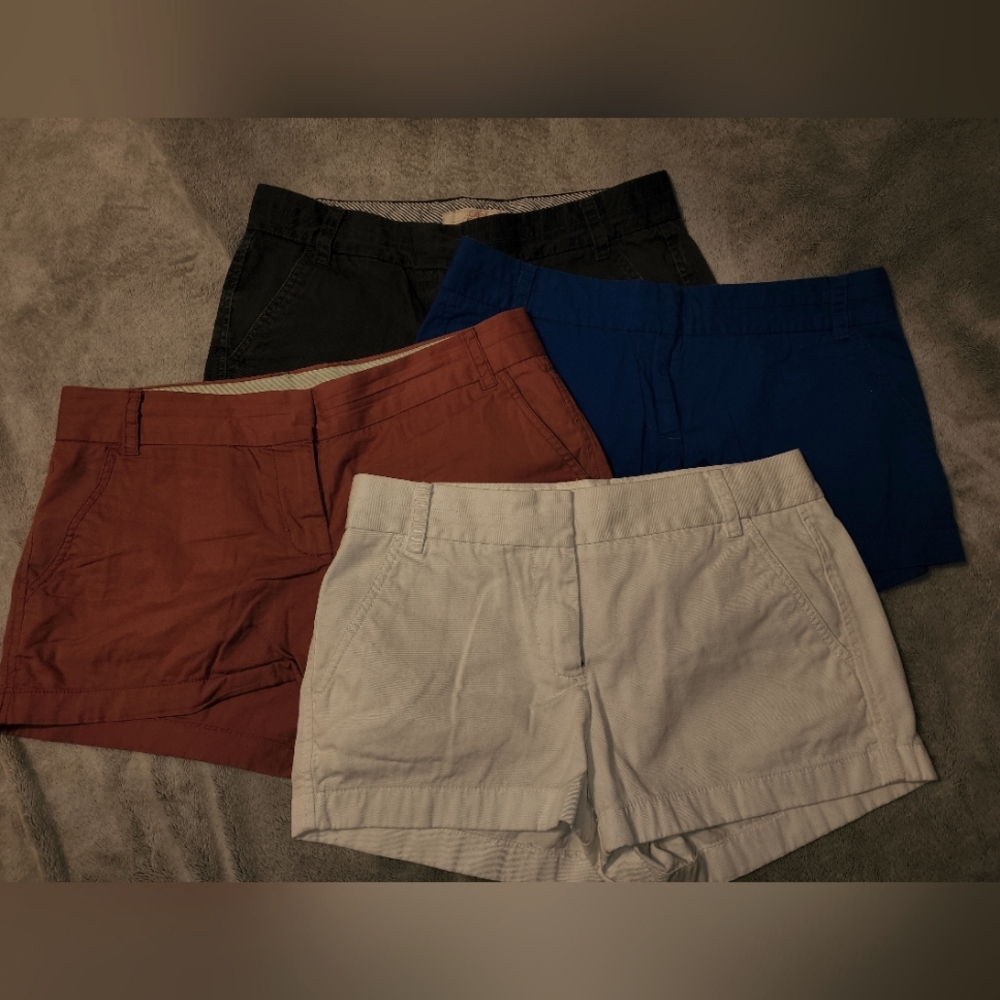 Bundle of four pairs of J crew shorts